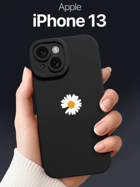 SCDesign Чехол на iPhone 13 с ромашкой