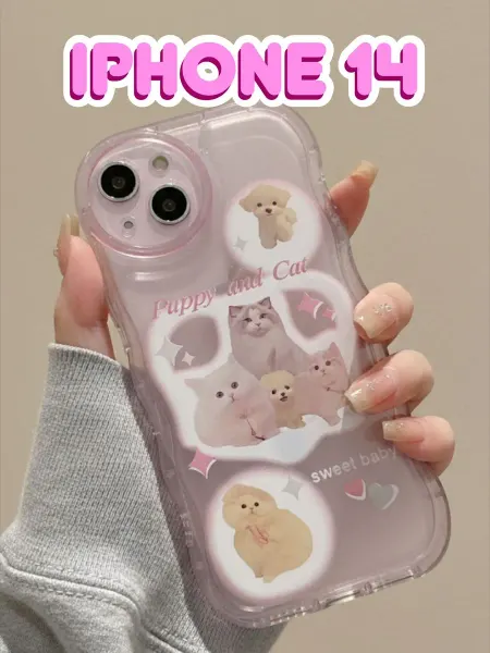 Kittywow Милый чехол с котятами IPhone 14
