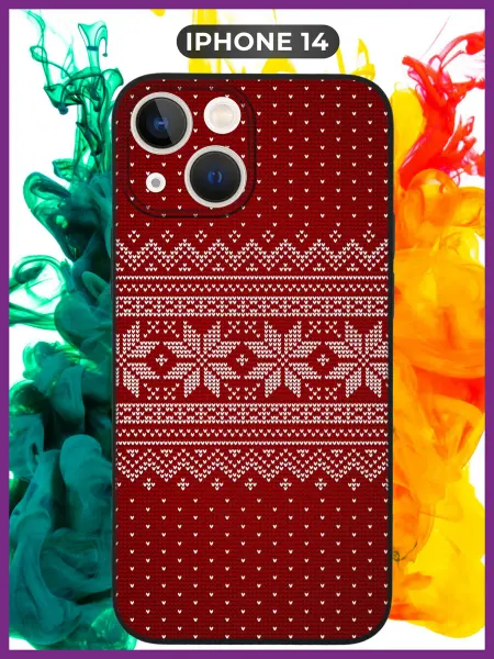 WoodyShop Чехол на iPhone 14 с принтом