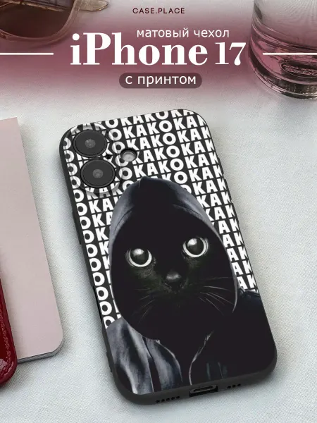 Case Place Матовый чехол на iPhone 17 мем