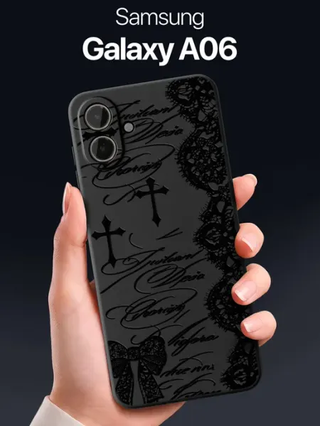 SCDesign Чехол на Galaxy A06 с кружевом