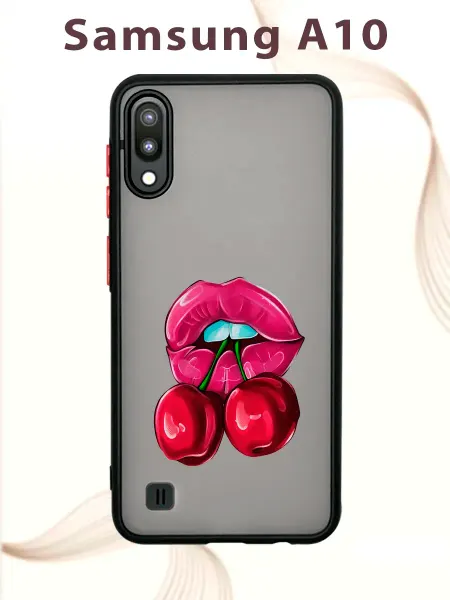 PRINTberries Чехол на SAMSUNG A10 с принтом вишенки