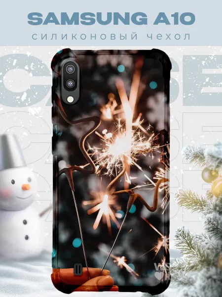 PRINTberries Новогодний чехол для телефона Samsung A10 елка