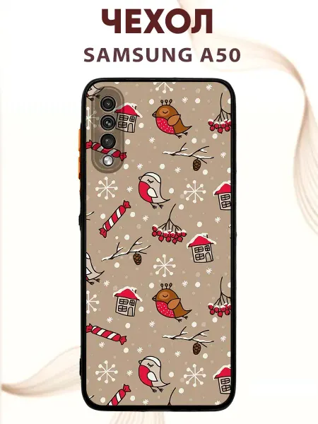 PRINTberries Чехол на SAMSUNG A50 рождество