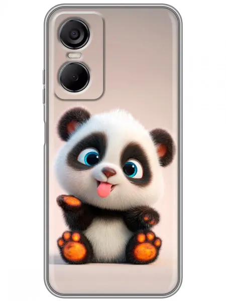 360skin Чехол на Tecno Pop 6 Pro Панда для девочек