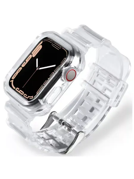 TEXHUB Ремешок-чехол для Apple Watch 42 44 45 мм серия 1-7 SE