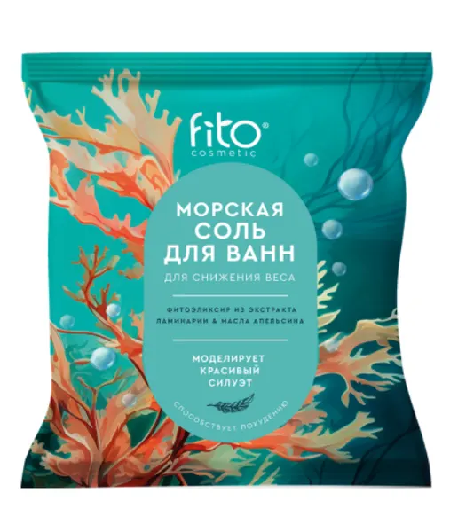 Соль для ванн Фито косметик Elixrica, для снижения веса, 500 г