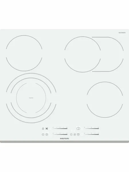 Meferi Варочная панель электрическая MEH604WH COMFORT PLUS