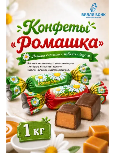 Пензенская кондитерская фабрика Ромашка 1 кг. конфеты