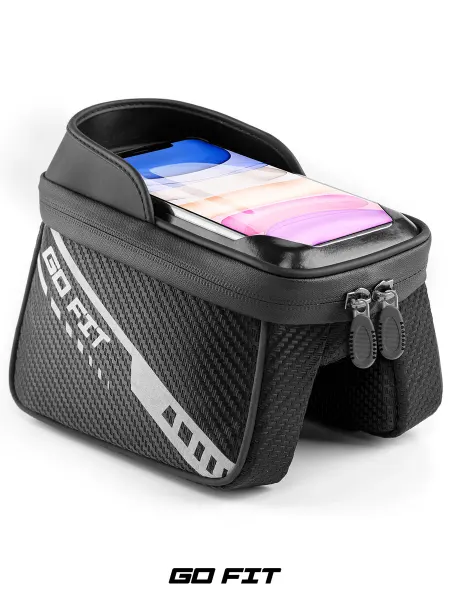 GO FIT Сумка для велосипеда, велосумка на раму, чехол для смартфона