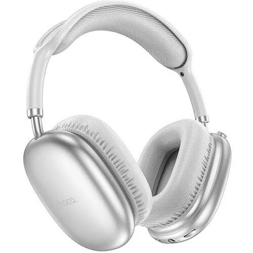 Bluetooth наушники Hoco W35 Max Silver полноразмерные, беспроводные, серебристые