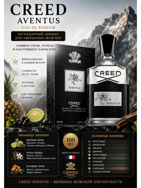 Creed Aventus Духи мужские Крид Авентус 100мл