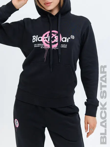Black Star Wear Костюм спортивный с принтом плотный