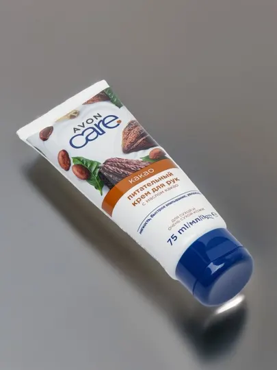Крем для рук Avon Care, питание с маслом какао, 75 мл