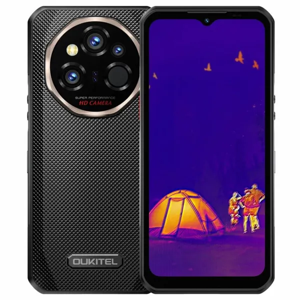 Смартфон Oukitel WP55 Ultra Thermal, 12/512GB, NFC, 5G, Black (Черный)