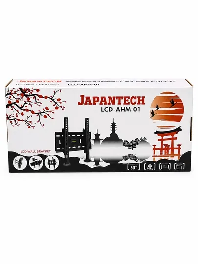 Кронштейн для телевизора JAPANTECH LCD-AHM-01, 14–43", до 20 кг - Аксессуары для просмотра