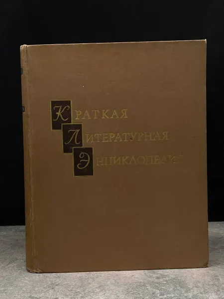 Советская энциклопедия Краткая литературная энциклопедия. Том 5