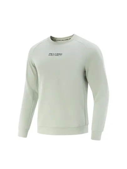 Li-Ning AWDV497 мужской спортивный свитшот с круглым вырезом, Fitness Series, трикотажный