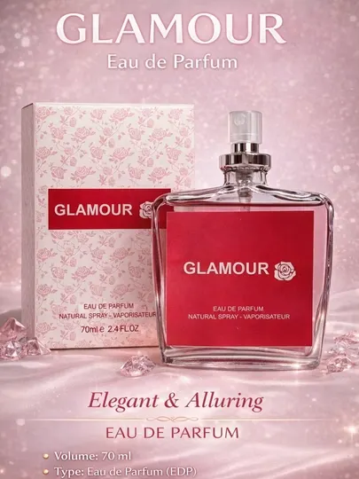 Парфюм для женщин, GLAMOUR Eau de Parfum для женщин, 70 мл - Парфюмерная вода
