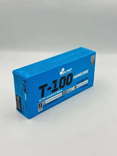 Olimp T-100 Hardcore mega caps 120cap, тестостерон бустер - Спортивные гормональные добавки