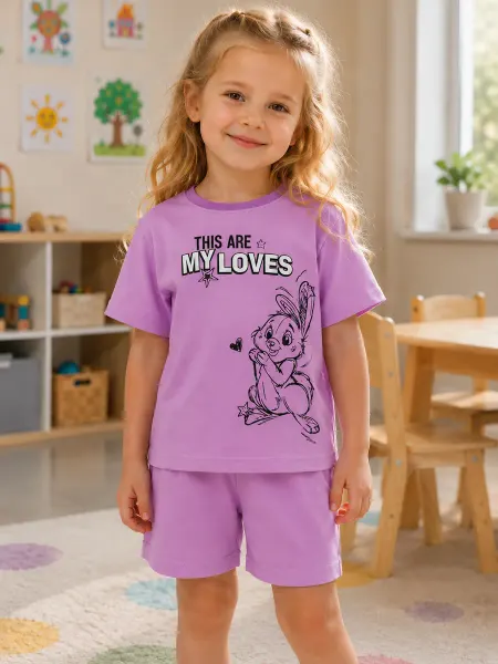 CLEVER WEAR Пижама детская хлопок в садик