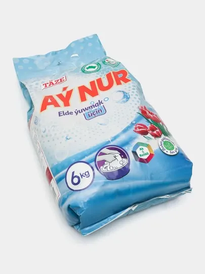 Стиральный порошок "AYNUR" для ручной стирки и машинах активаторного типа, 6 кг
