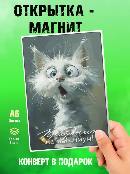 МагнитоFF Магнитная открытка. Праздник на максимум