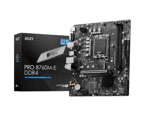 Материнская плата MSI PRO B760M-E DDR4 DDR4,B760,LGA1700