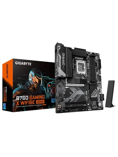 Материнская плата Gigabyte B760 GAMING X WF6E GEN5, DDR5 (LGA1700)