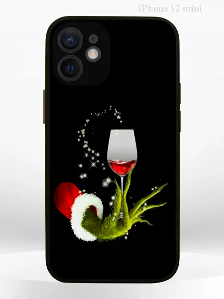 PRINTberries Чехол на iPHONE 12 mini с принтом новогодний grinch