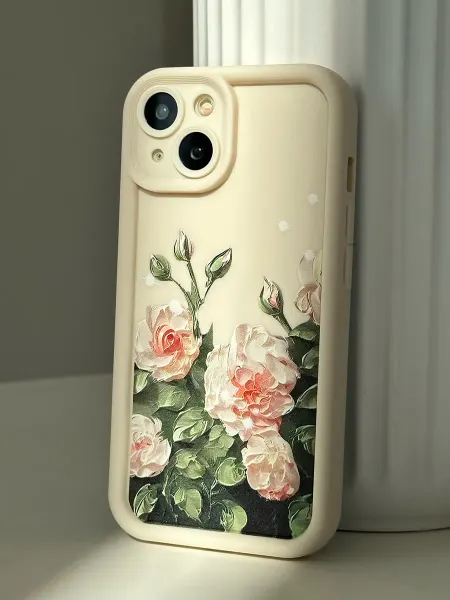 CaseLove Чехол на iPhone 14 Plus с принтом Цветы