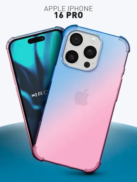 Rosco Чехол на iPhone 16 Pro противоударный градиент