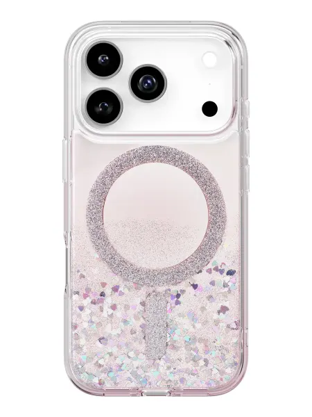 UNIQ Чехол на iPhone 17 Pro COEHL Resin Solea с глиттером MagSafe