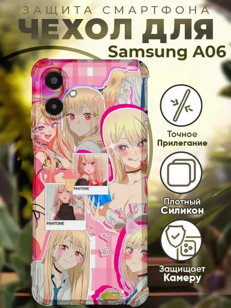 PRINTberries Чехол на SAMSUNG A06 с принтом аниме кукла