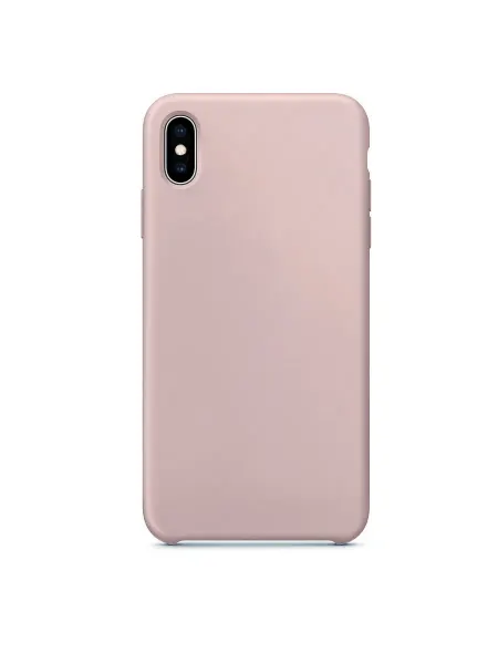 Veglas Чехол-накладка для iPhone X XS SILICONE CASE светло-розовый