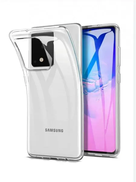Топ Кейс Samsung Galaxy S20 Ultra Силиконовый прозрачный чехол бампер