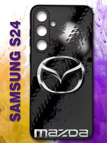 GOODYFON Чехол на Samsung S24 с автомобильным принтом Mazda