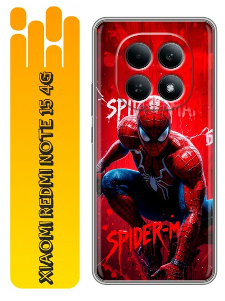 360skin Чехол на Redmi Note 15 4G Spiderman Человек паук
