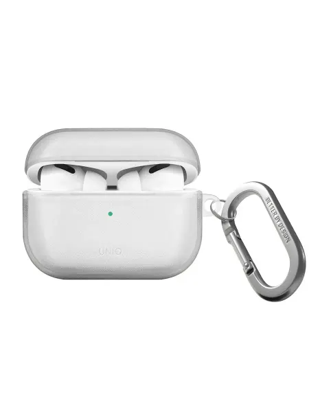 UNIQ Чехол для Apple Airpods Pro 2 Glase TPU case с карабином