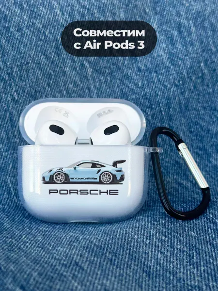 ESSE CASE Чехол на AirPods 3 с принтом Porsche