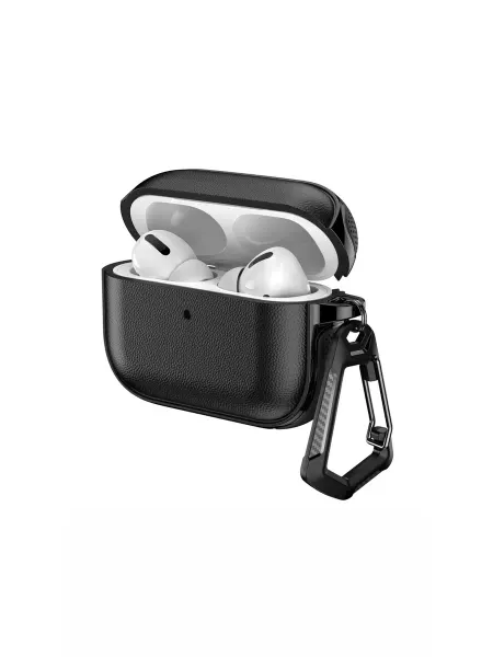 Wowcase Чехол для AirPods Pro 3 под кожу с карабином