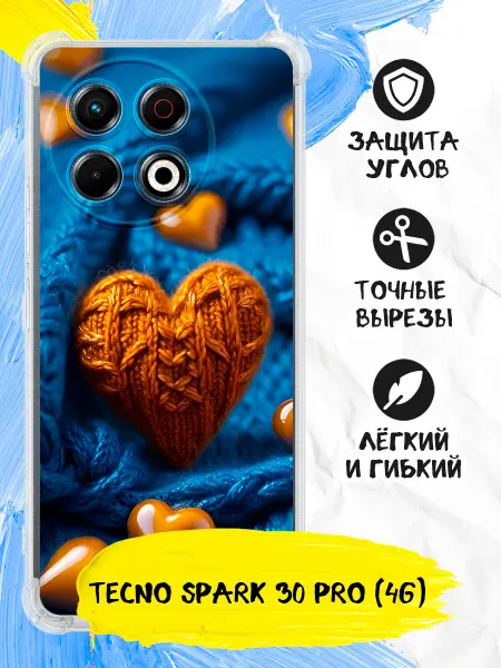 TECNO Силиконовый чехол с защитой камеры для Spark 30 Pro 4G
