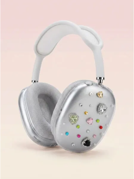 Блестящий чехол для AirPods Max со стразами, 2 шт