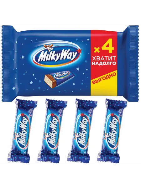 MilkyWay Milky Way 7 пачек по 4 шоколадных батончика