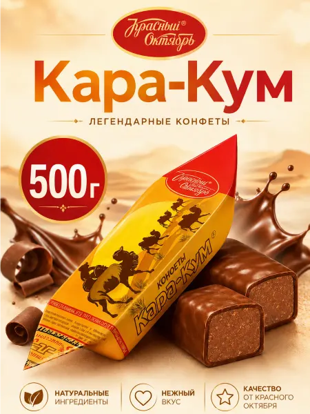 Красный Октябрь Конфеты шоколадные Кара-кум 500 г