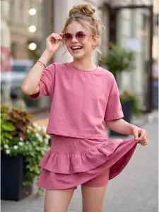 Комплект одежды Babycollection Костюм с юбкой-шортами для девочки