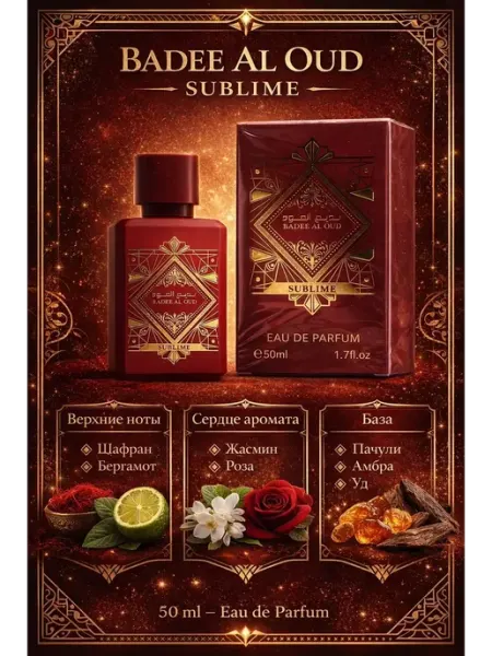 Духи Bade'e Al Oud Sublime 50 мл