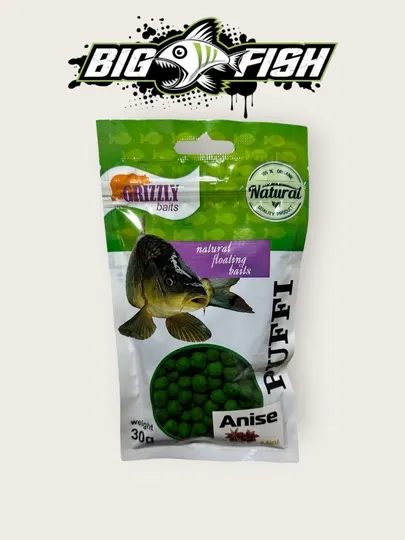 Рыболовные пуффики из натурального теста Grizli Baits puff