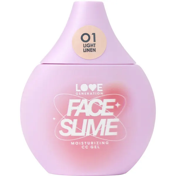 СС-гель для лица Love Generation "Face Slime", увлажняющий, тон 01