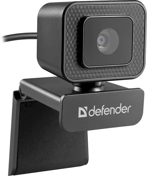 Камера Web Defender G-Lens 2596 черная 12Mpix 3840x2160 USB2.0 с микрофоном для ноутбука 63196